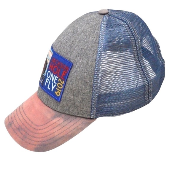 Abby Paffrath Jackson Hole Distressed Trucker Hat, Art 4 All, Wool Front - Picture 5 of 10